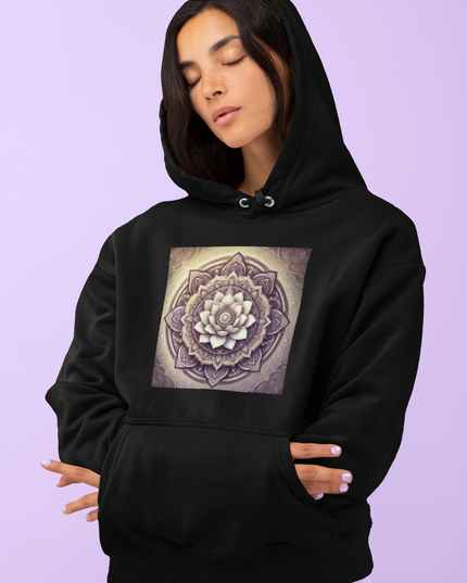 Lotus Mandala Damen Hoodie