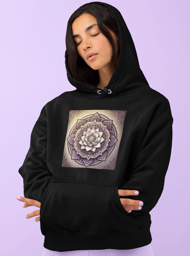 Lotus Mandala Damen Hoodie