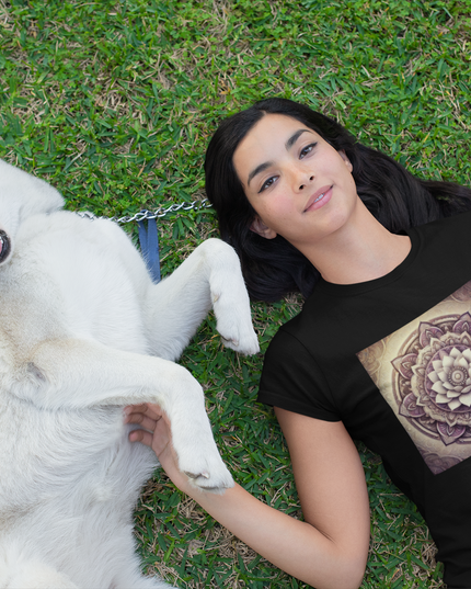 Lotus Mandala Damen T-Shirt