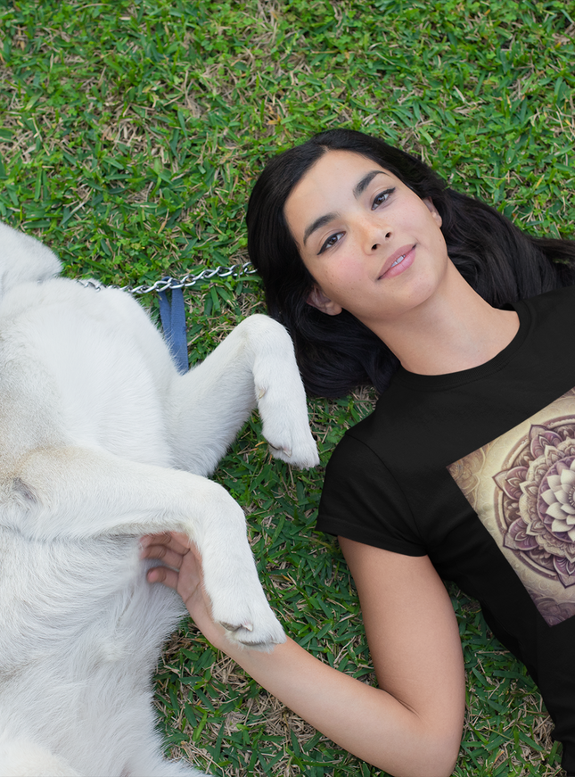 Lotus Mandala Damen T-Shirt