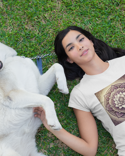 Lotus Mandala Damen T-Shirt