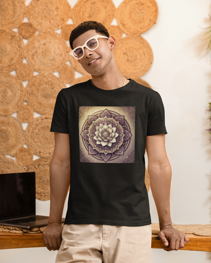 Lotus Mandala Herren T-Shirt