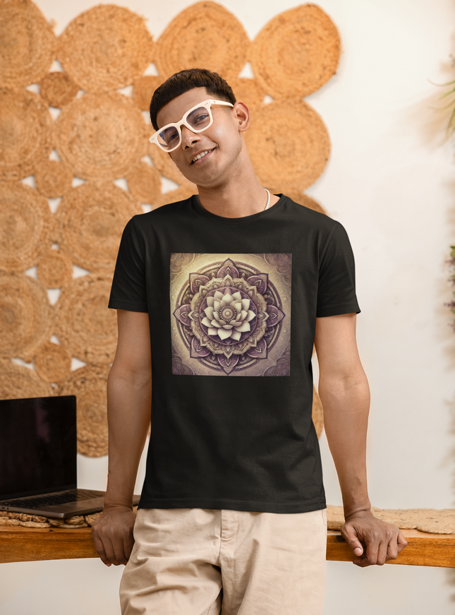 Lotus Mandala Herren T-Shirt