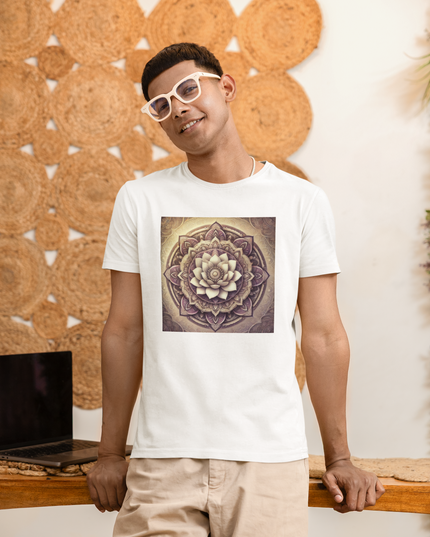Lotus Mandala Herren T-Shirt