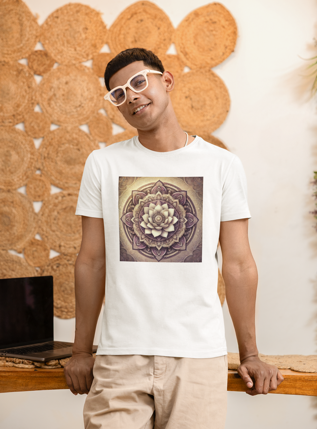 Lotus Mandala Herren T-Shirt