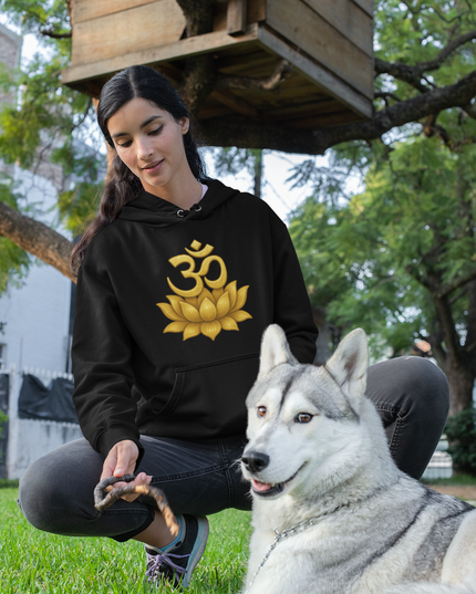Om Lotus Damen Hoodie