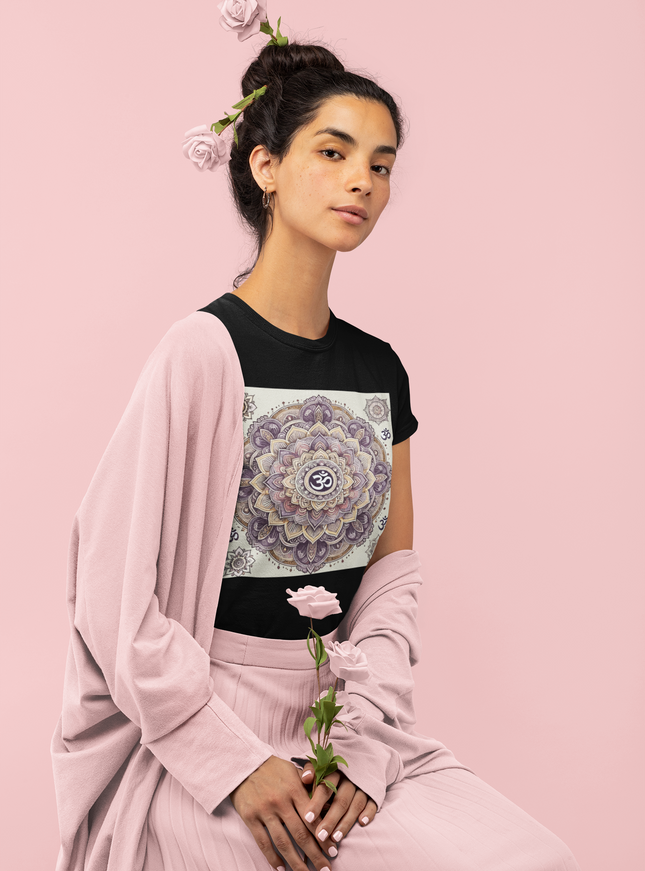 Om Mandala Damen T-Shirt