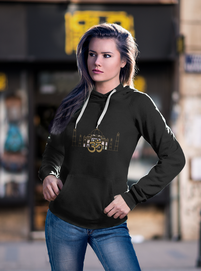 Om Altar Damen Hoodie – Spirituelles Zen Design & Achtsamkeit