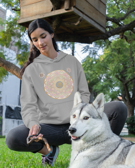 Om Mandala Damen Hoodie – Spirituelles Zen Design & Achtsamkeit