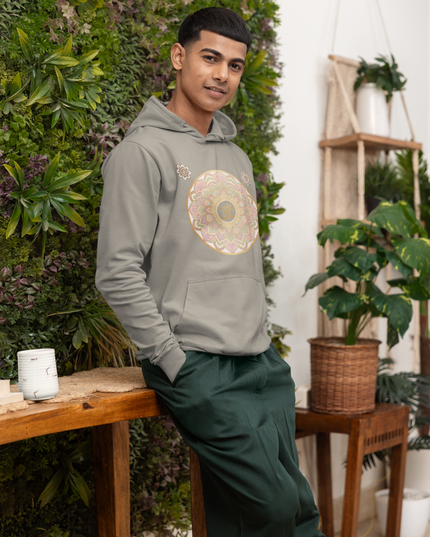 Om Mandala Herren Hoodie – Spirituelles Zen Design & Achtsamkeit