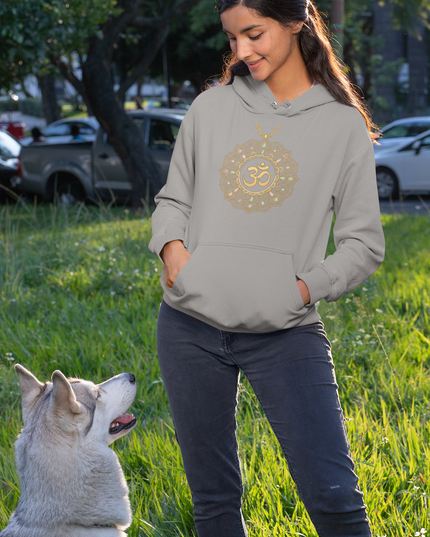 Om Pendel Damen Hoodie – Spirituelles Zen Design & Achtsamkeit