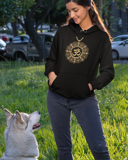 Om Pendel Damen Hoodie – Spirituelles Zen Design & Achtsamkeit