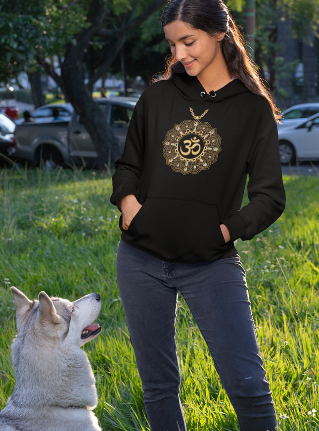 Om Pendel Damen Hoodie – Spirituelles Zen Design & Achtsamkeit