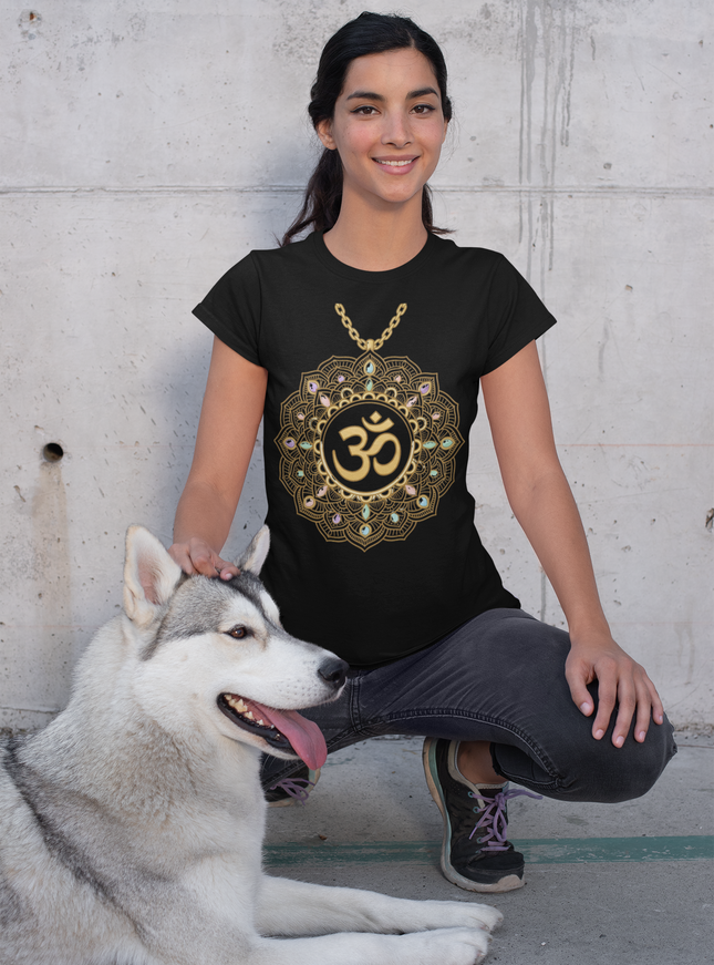 Om Pendel Damen T-Shirt – Spirituelles Zen Design & Achtsamkeit