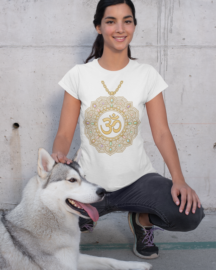 Om Pendel Damen T-Shirt – Spirituelles Zen Design & Achtsamkeit
