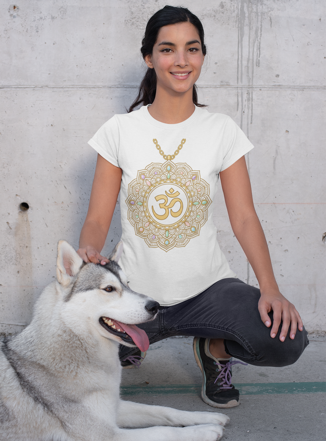 Om Pendel Damen T-Shirt – Spirituelles Zen Design & Achtsamkeit