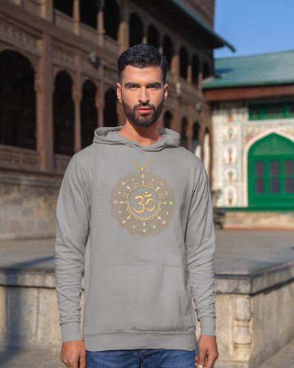 Om Pendel Herren Hoodie – Spirituelles Zen Design & Achtsamkeit