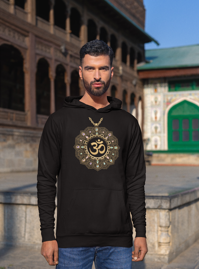 Om Pendel Herren Hoodie – Spirituelles Zen Design & Achtsamkeit