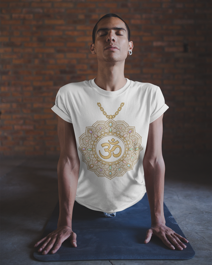 Om Pendel Herren T-Shirt – Spirituelles Design & Achtsamkeit