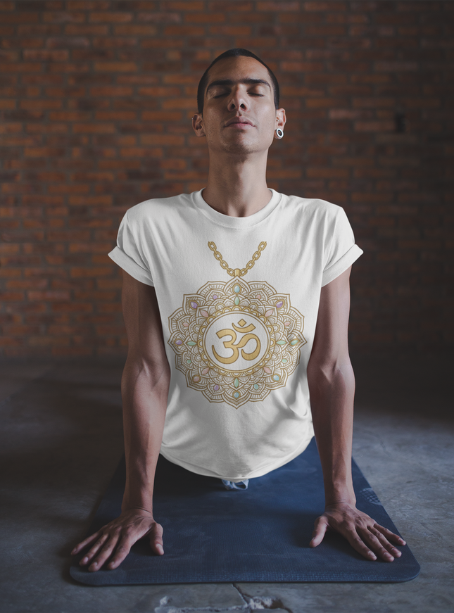 Om Pendel Herren T-Shirt – Spirituelles Design & Achtsamkeit