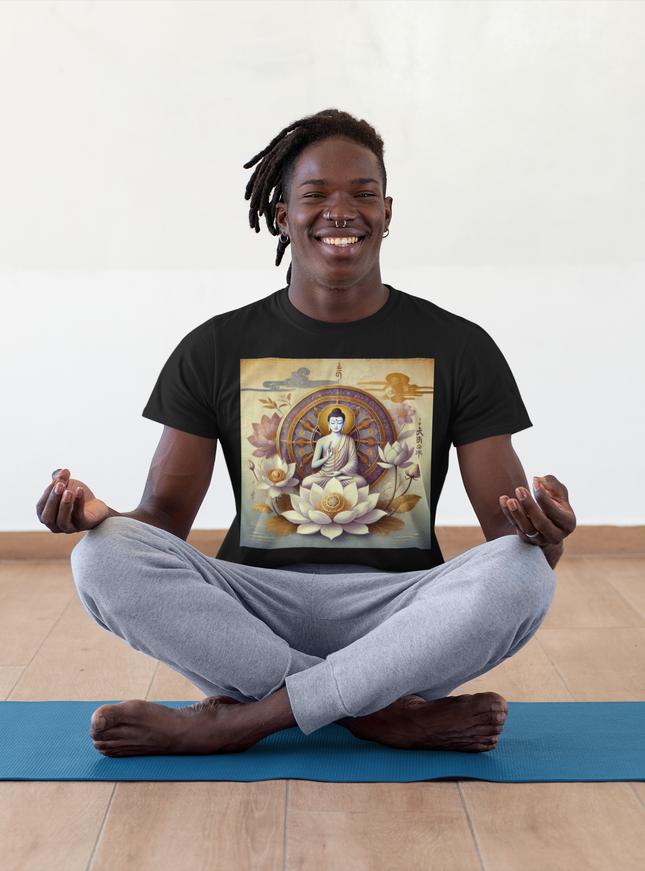 Buddha Lotus Dharma Herren T-Shirt