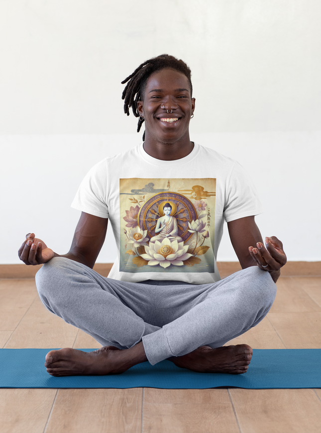 Buddha Lotus Dharma Herren T-Shirt