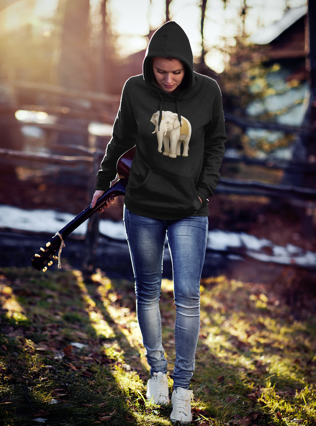Weißer Elefant Damen Hoodie