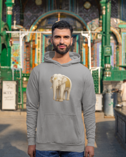Weißer Elefant Herren Hoodie