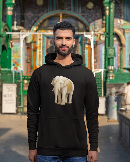 Weißer Elefant Herren Hoodie