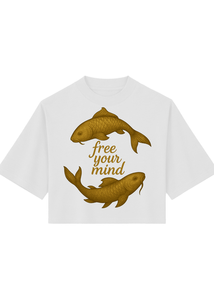 White Printed T-shirt Front