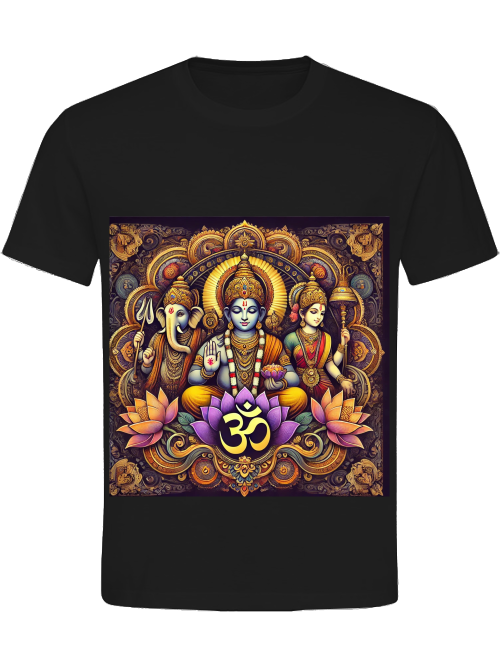 Drei Götter des Om Damen T-Shirt