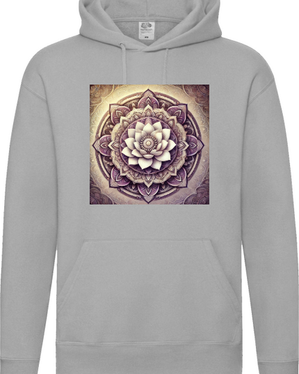 Lotus Mandala Herren Hoodie