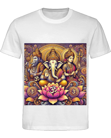 Drei Götter der Lotus Damen T-Shirt