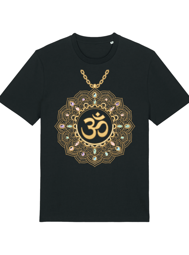 Black Printed T-shirt Front