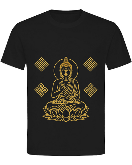 Buddha Outlines Herren T-Shirt