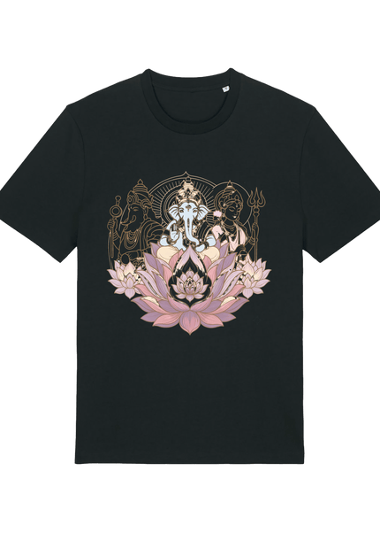 Black Printed T-shirt Front