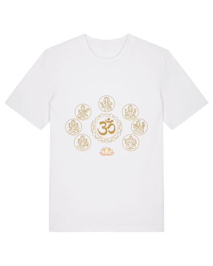 White Printed T-shirt Front