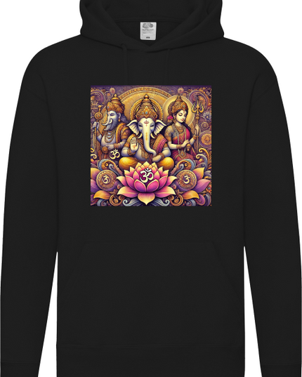 Drei Götter der Lotus Herren Hoodie