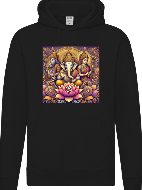 Drei Götter der Lotus Herren Hoodie