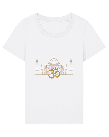 White Printed T-shirt Front