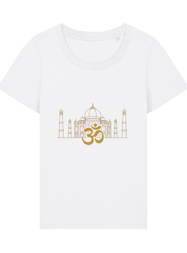 White Printed T-shirt Front