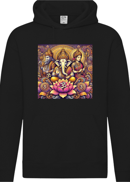 Drei Götter der Lotus Damen Hoodie