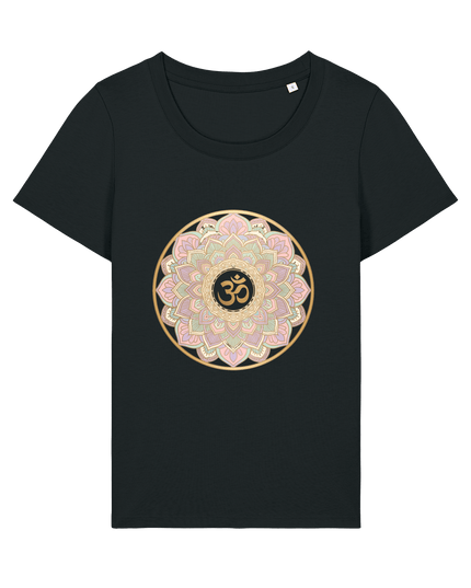 Black Printed T-shirt Front