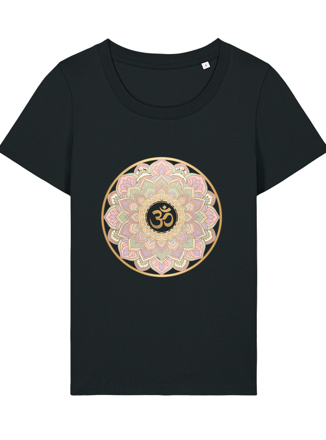 Black Printed T-shirt Front