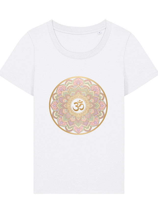 White Printed T-shirt Front