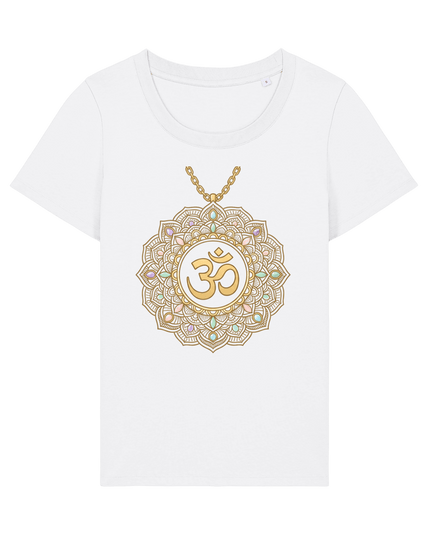 White Printed T-shirt Front