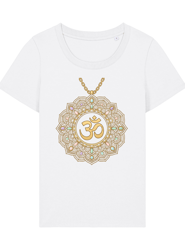 White Printed T-shirt Front