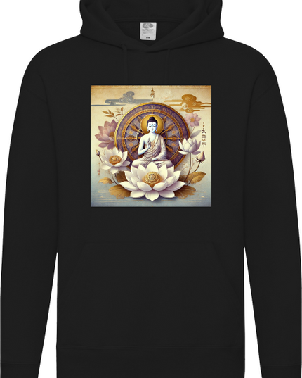 Buddha Lotus Dharma Damen Hoodie