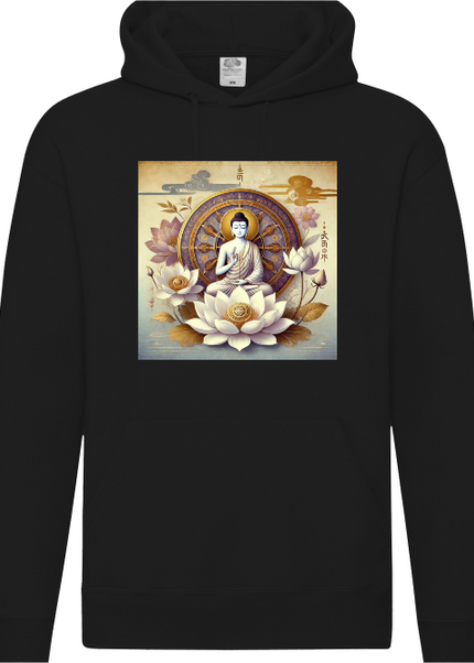 Buddha Lotus Dharma Damen Hoodie