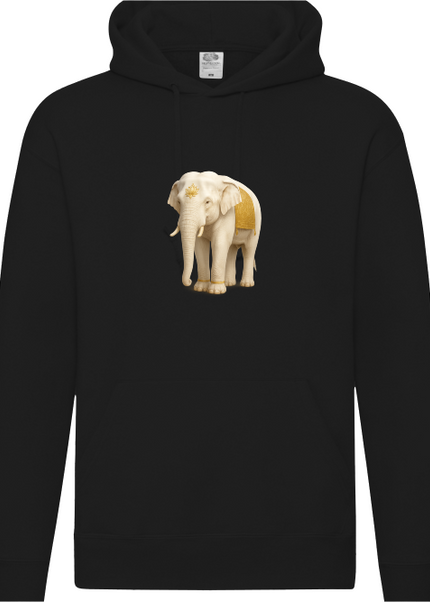 Weißer Elefant Herren Hoodie